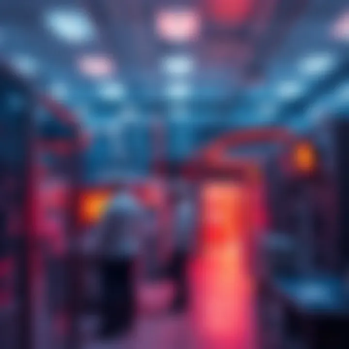 The Semiconductor Personalization Center in Murcia, showcasing modern facilities and technology with workers collaborating on semiconductor innovation.