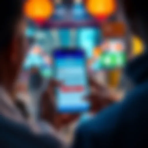 A Myanmar citizen accessing the Revolut app on a smartphone while in a foreign country, showing the account setup screen