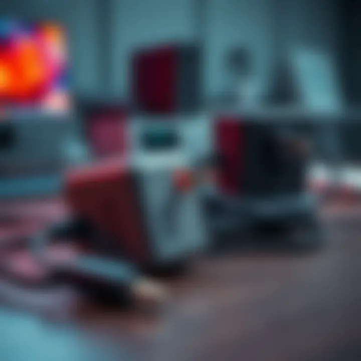 A broken Nano 3S AC adapter lying on a table with a replacement adapter in the background.