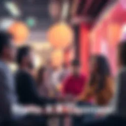 A group of people sharing opinions about the Nano X device in a casual setting