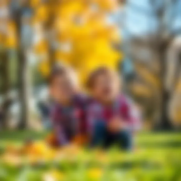Nate and his little brother enjoying a fun outdoor adventure, laughing and playing in a sunny park