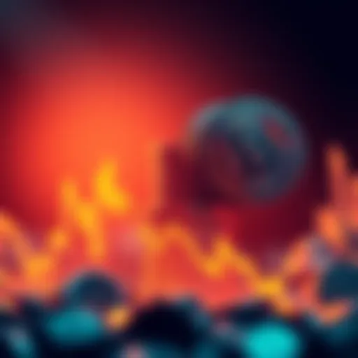 Graph showing decline in cryptocurrency value affecting North Carolina pension plan