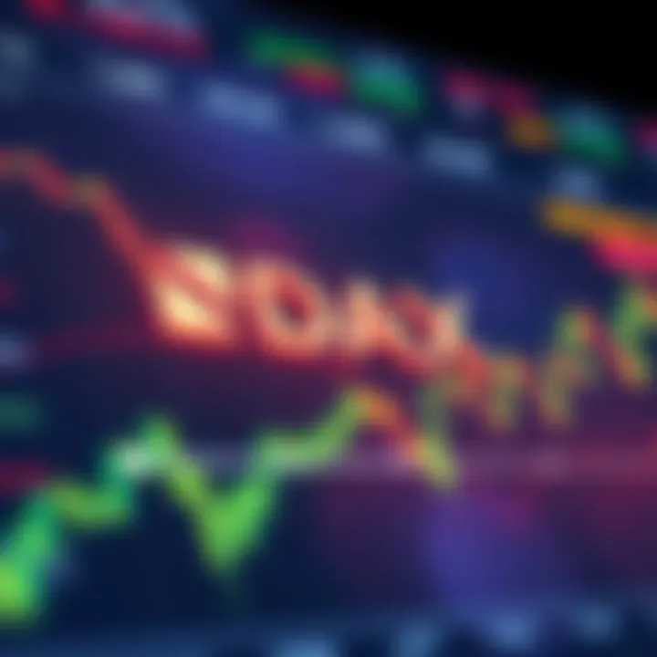 A graphic depicting a cryptocurrency trading platform with low fee indicators, highlighting the NDAX logo, alongside a graph showing price trends, to represent the trading environment in Canada.