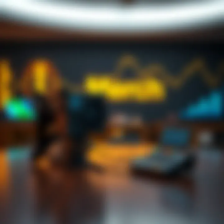 A Nerdminer V2 Lotteryminer gadget placed on a table with Bitcoin Merch in the background