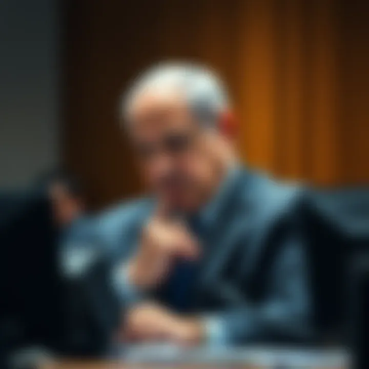 Israeli Prime Minister Netanyahu listening to briefings about potential threats before the October 7th attack.
