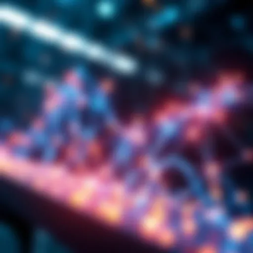 A graphic showing a strong network with digital nodes and connections, symbolizing growth due to DAGKnight advancements