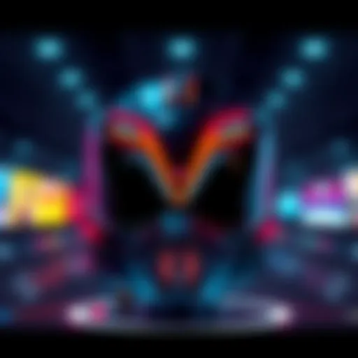 A new helmet with an eye-catching infinite theme design, showcasing unique and vibrant features, capturing the attention of fans.