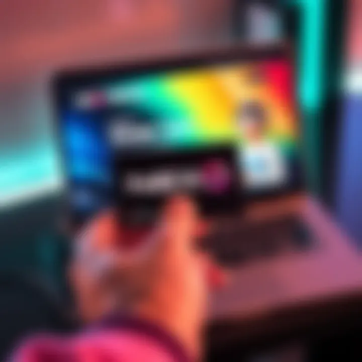 A person holds a Nexo card in front of a laptop showing the Nexo website, indicating the process of ordering a new card.