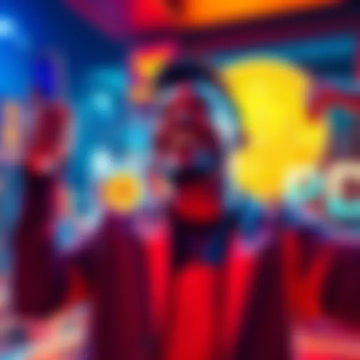 A new investor celebrating after purchasing Bitcoin, holding a smartphone showing the Coinbase app with a Bitcoin logo in the background. They are excited about securing their investment with a cold w...