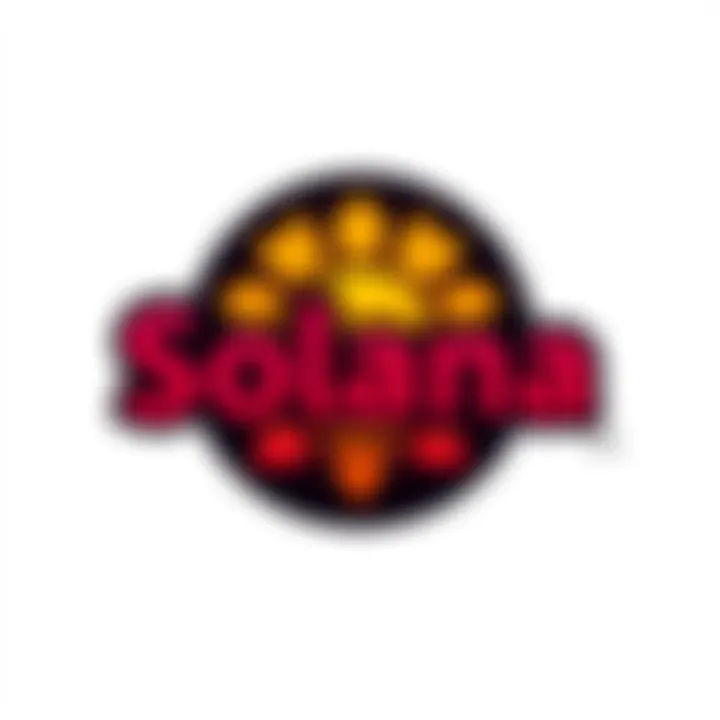 New Solana Logo The new Solana logo design with bold colors and modern style, displayed on a clean background.