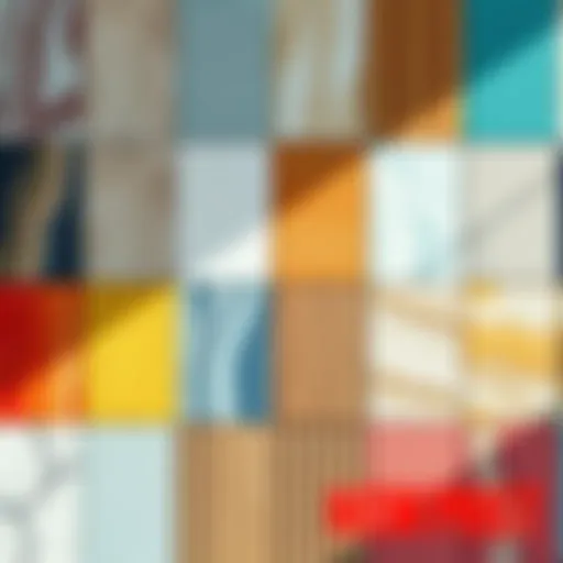 A variety of fresh tile textures showcasing modern designs in different colors and patterns.