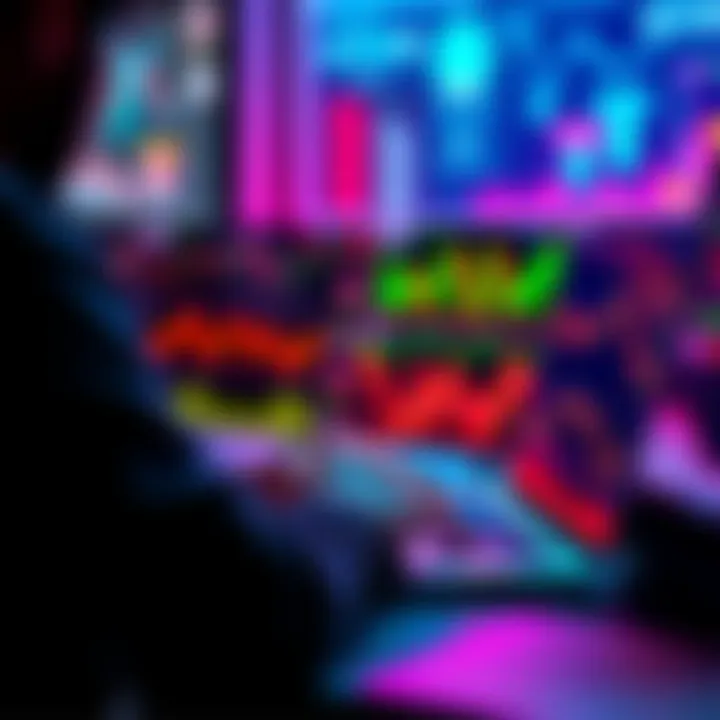 A beginner reading cryptocurrency advice on a laptop, with charts and graphs displayed on the screen.