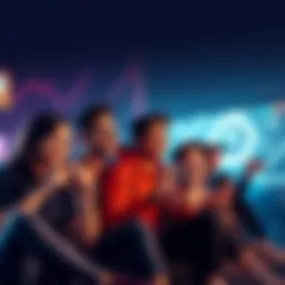 A group of diverse players enjoying free-to-play games on various devices, emphasizing budget-friendly gaming tips.