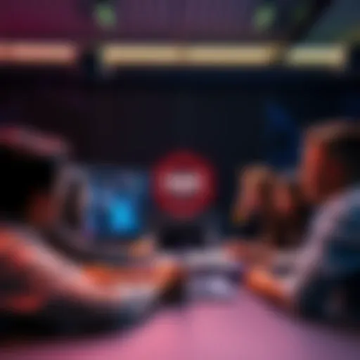 A diverse group of Nexo community members gathered in a virtual meeting, discussing project updates and concerns about transparency, with a digital screen displaying the AMA logo.