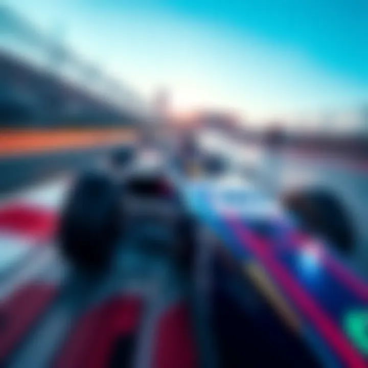Nexo sponsors F1 fastest car Nexo logo on the fastest Formula 1 car driven by Bortoleto racing at high speed during the Barcelona GP