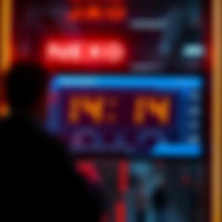 A person looking at a digital screen showing a 14-day countdown related to Nexo liquidation.