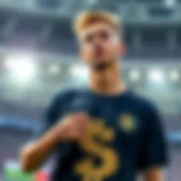 Soccer star Neymar poses in a Satoshi t-shirt, blending sports with cryptocurrency culture.