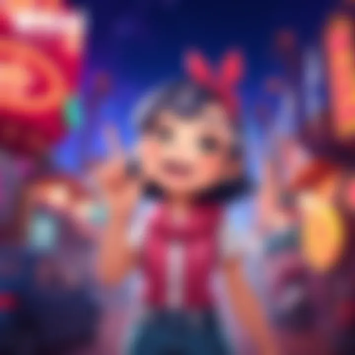 Nikki's New Look in Wishfield Nikki character showcases a vibrant new design in Wishfield, radiating joy and nostalgia.