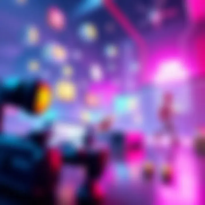 An exciting scene from Nintendojack featuring classic and modern game elements combined in vibrant colors.