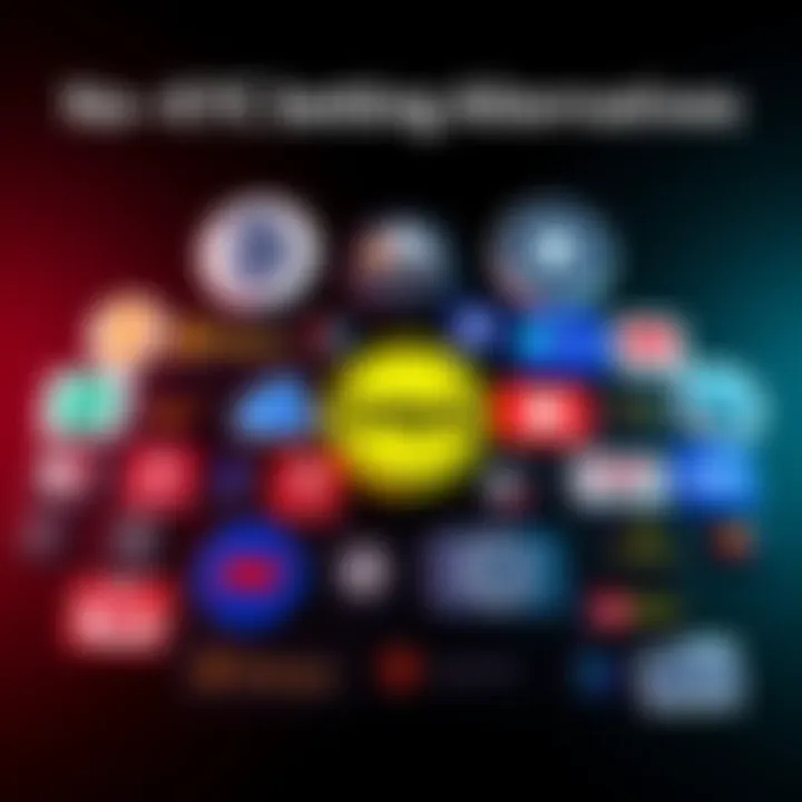 A collage of logos from various no-KYC online betting platforms showcasing options for users in 2026.