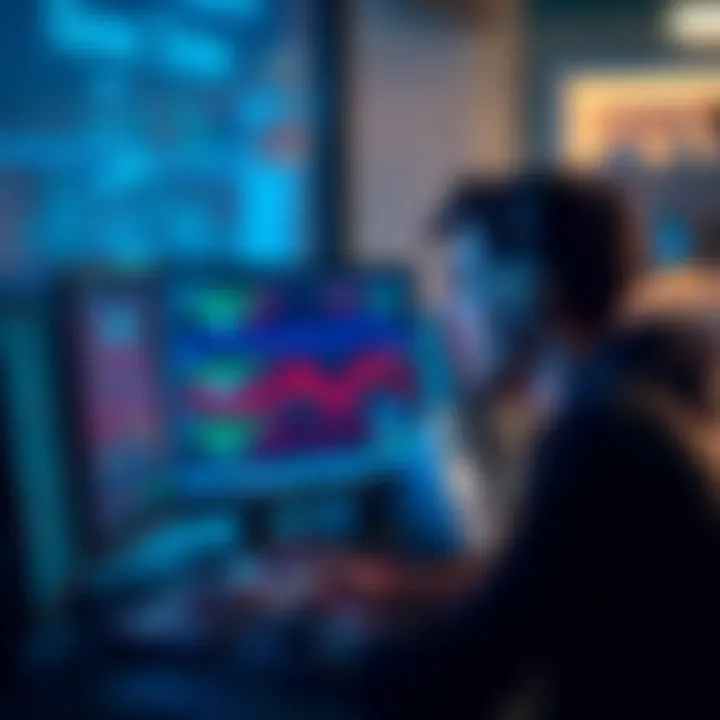 A frustrated node operator looking at a computer screen showing block proposals and no rewards, highlighting the challenges faced in node running.