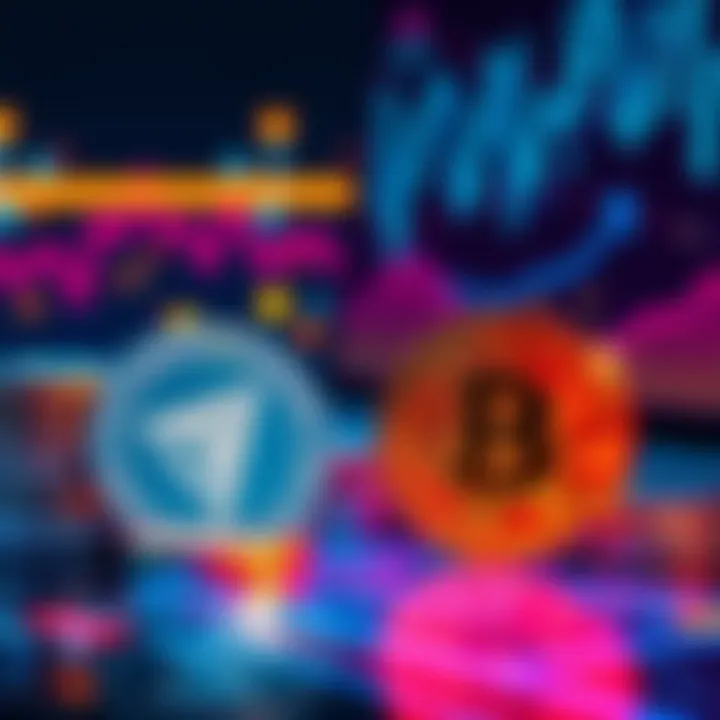 A digital representation of swapping cryptocurrencies LTC and BCH non-custodially, showing coins and a secure exchange interface.