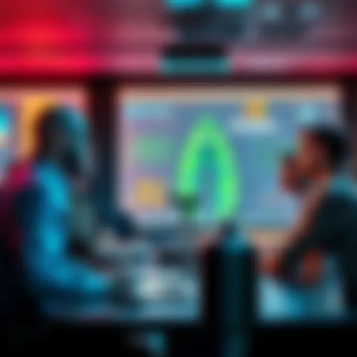 Representatives from Nvidia, Dell, EQTY Lab, and Hedera discussing AI advancements in a conference room.