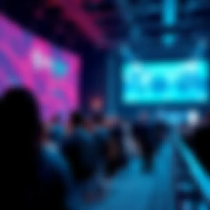People attending a conference on tokenization and stablecoins in New York City