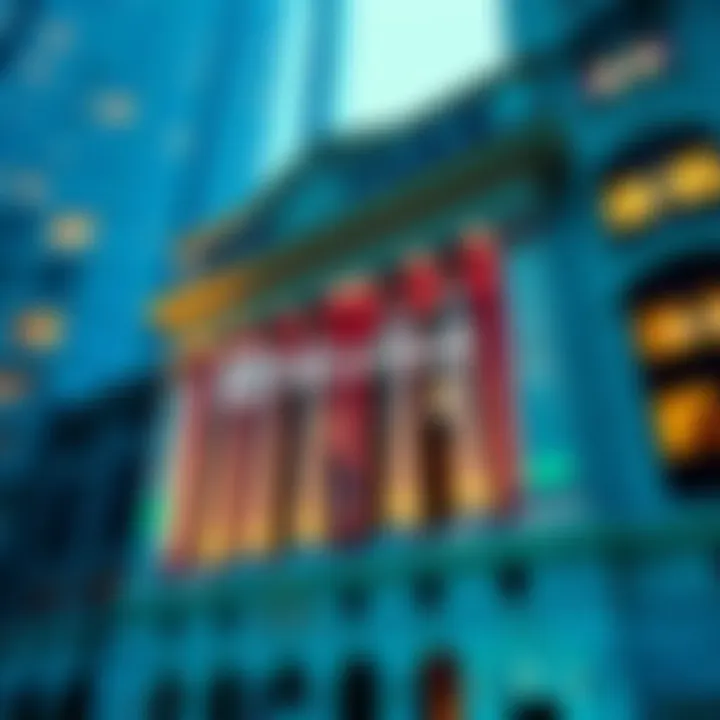 New York Stock Exchange building with Securitize logo, symbolizing a partnership for tokenized securities