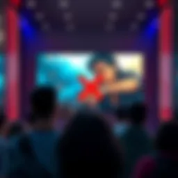 A visual representation showing an incorrect LPU placement with arrows indicating the misalignment and frustration of people looking at the screen