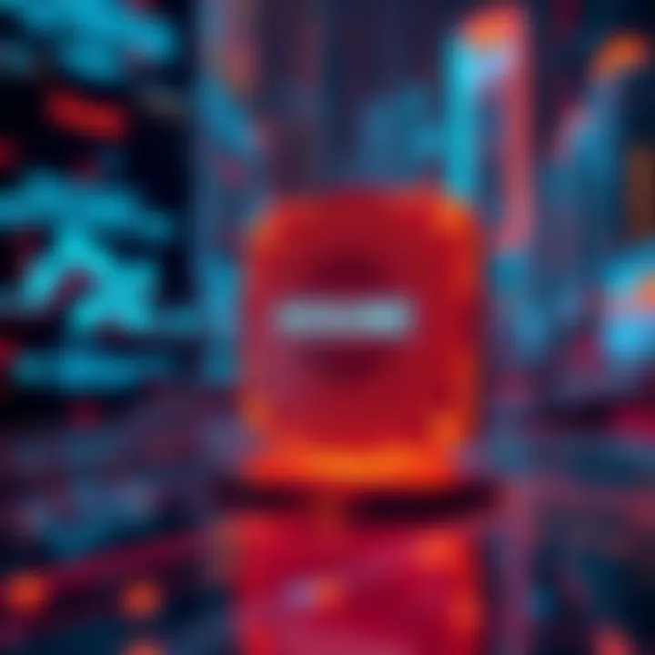 A graphic showing an AI-driven resume system with digital elements representing trust and transactions in freelance work