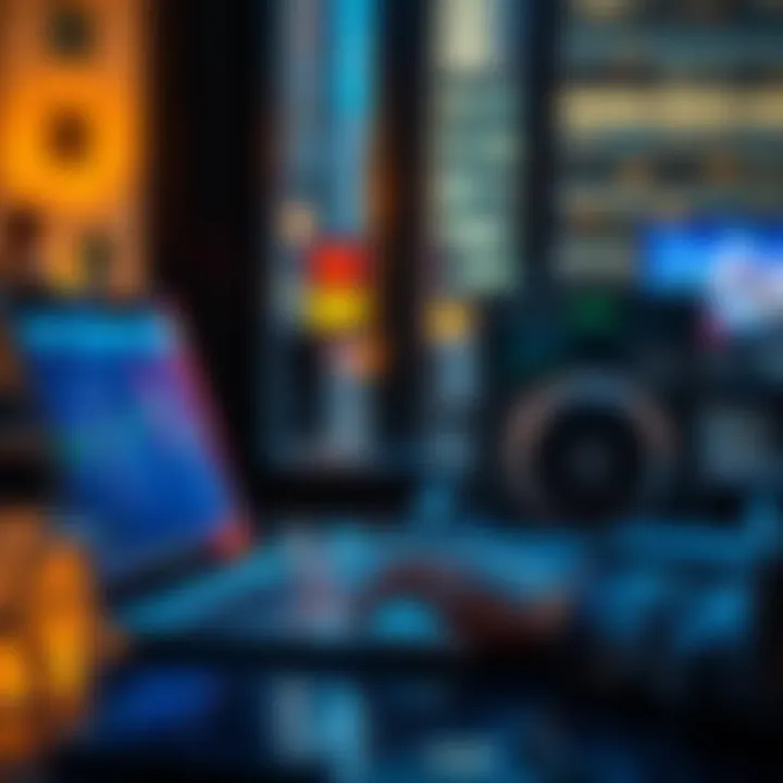 A person using a laptop to navigate DeFi tools like Jumper Exchange and 1inch, showcasing simplified finance processes.