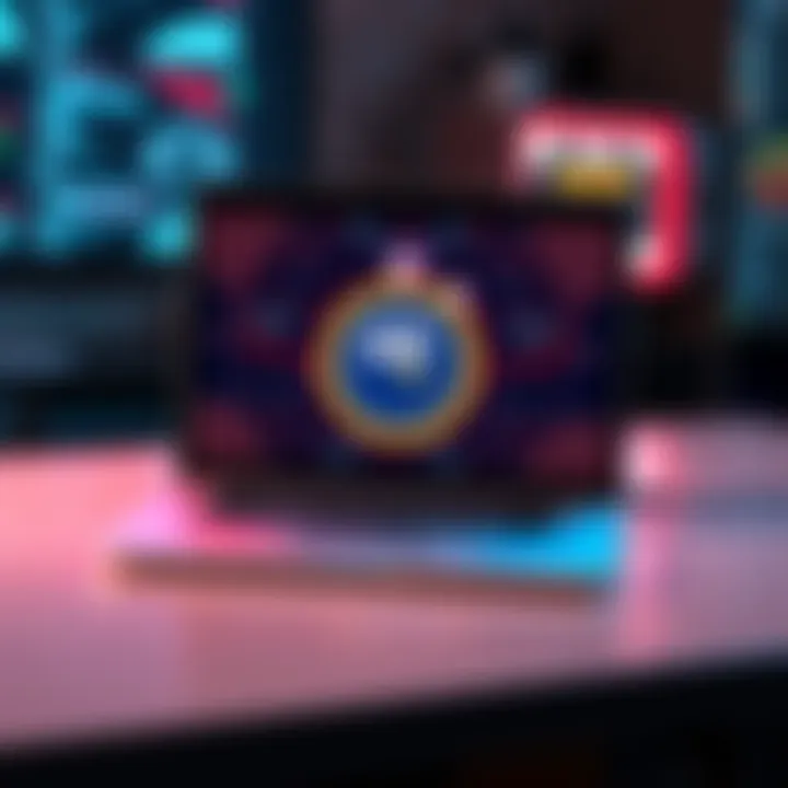 A graphic showing a laptop with a clock symbol, indicating a 48-hour online hackathon event, featuring Medo credits and prizes