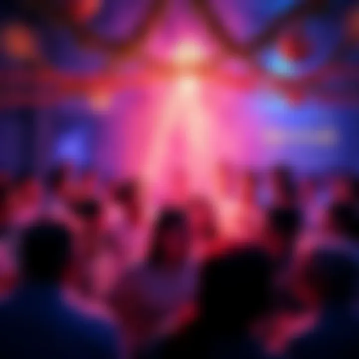 Community members gather to celebrate the anniversary of the Open Network, with festive decorations and smiles all around.