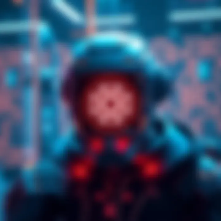 OpenHuman AI agent shown with Solana logo in a tech-inspired setting, highlighting encryption and payments features.