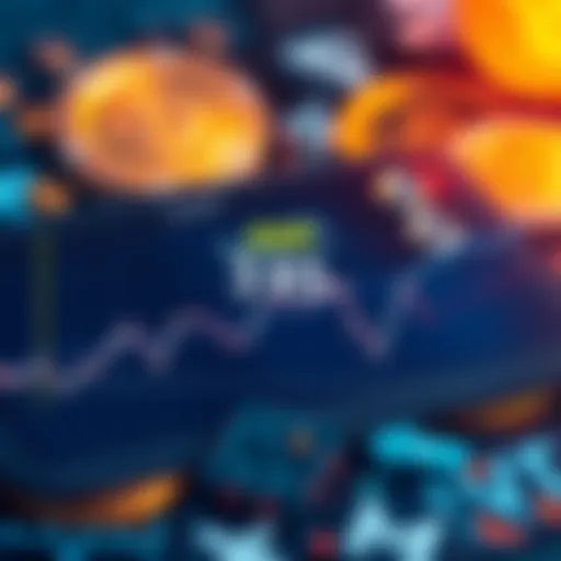 Opportunity to Buy XMR Cryptocurrency A graph showing the recent drop in XMR prices, highlighting the $385 point as an opportunity for investors. The background features a digital wallet and cryptocurrency symbols.