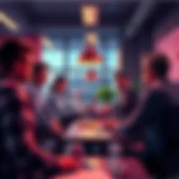 Optimism team members discussing changes in the office after laying off 20 employees amid Ethereum strategy shift