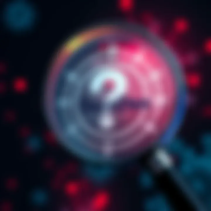 OuroDex Allegations A graphic showing a magnifying glass over the OuroDex logo with question marks, representing scrutiny and investigation.