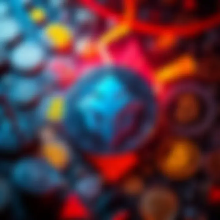 Patos Meme Coin logo with a backdrop of various cryptocurrency symbols, representing its launch on multiple exchanges