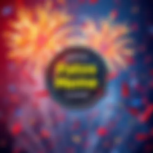 A vibrant graphic showing the Patos Meme Coin logo with confetti and fireworks, symbolizing excitement in the crypto community