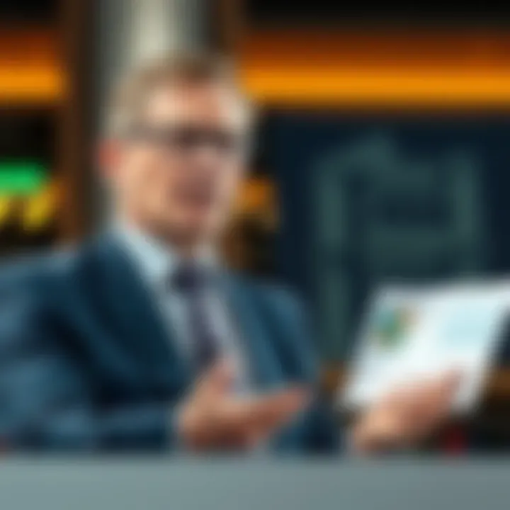 Patrick Witt presenting Chainlink's Proof of Reserve initiative for federal audits, with charts showing tracking of contractor profits related to the Iran conflict.