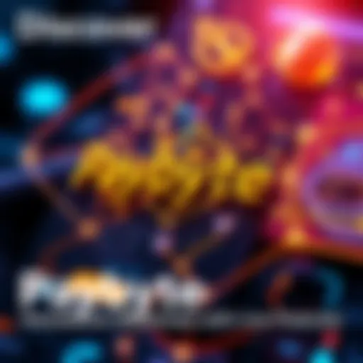 Visual representation of Paybyte blockchain features with a graphic of a network, CPU mining, and a wallet interface.