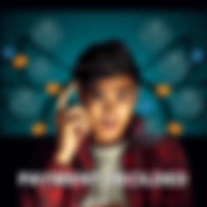 A person looking frustrated while checking a declined payment on their mobile phone, surrounded by Explorer Club logos and icons.