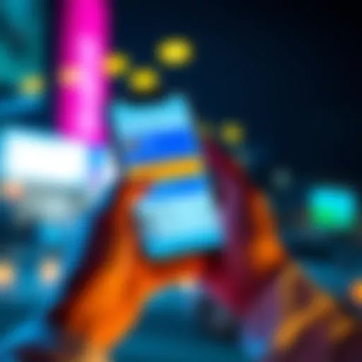 A person holding a smartphone displaying cryptocurrency wallet while looking at upgrade options for an Air plan.