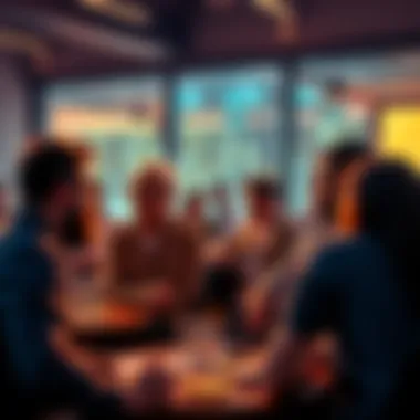 Group of people sharing their experiences and beliefs about Bitcoin as a long-term investment