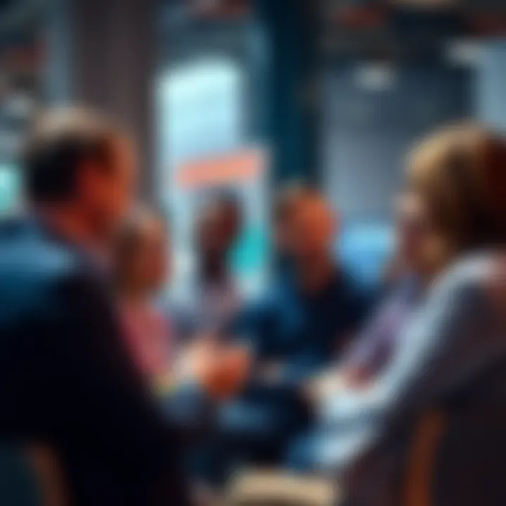 Group of people sharing their thoughts about switching to investment platforms like Betashares