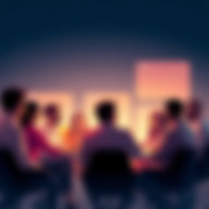 Group of people engaged in a discussion about using Raiz for investing and saving