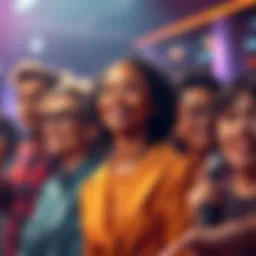 A group of diverse individuals sharing stories of resilience and hope after financial losses in cryptocurrency investments.