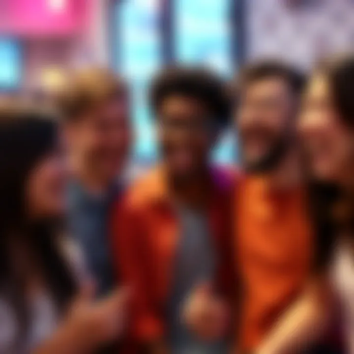 A group of friends laughing and enjoying a moment together, showcasing the joy of humor in social interactions.