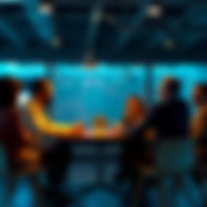 A group of people discussing their experiences with Bitcoin around a table